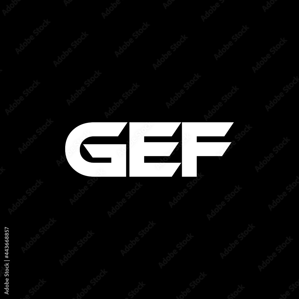 GEF letter logo design with black background in illustrator, vector logo modern alphabet font overlap style. calligraphy designs for logo, Poster, Invitation, etc. GEF letter logo design with black background in illustrator, vector logo modern alphabet font overlap style. calligraphy designs for logo, Poster, Invitation, etc.