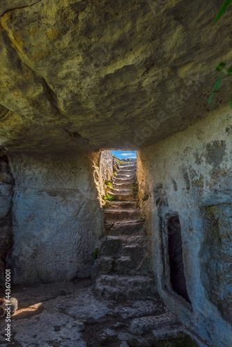 Obraz na płótnie The ancient cave city of Mangup Kale w salonie