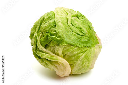 Fresh cabbage, isolated on white background. High resolution image.