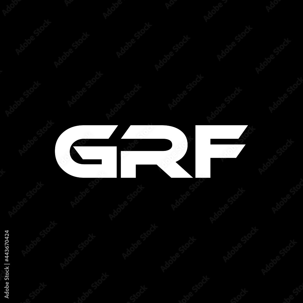 GRF letter logo design with black background in illustrator, vector logo modern alphabet font overlap style. calligraphy designs for logo, Poster, Invitation, etc. GRF letter logo design with black background in illustrator, vector logo modern alphabet font overlap style. calligraphy designs for logo, Poster, Invitation, etc.