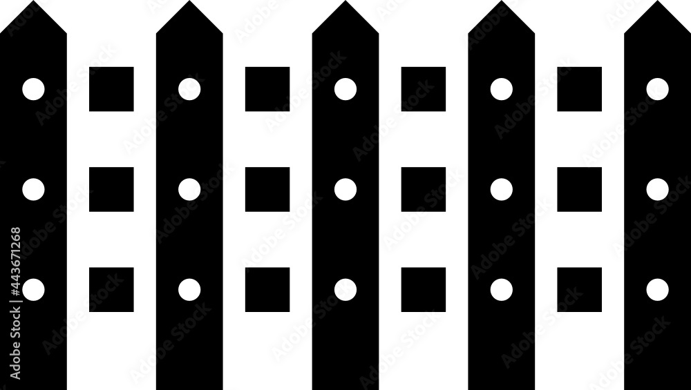 Obraz premium fence icon