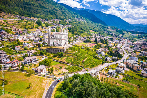 Idyllic mountain town of Tresivio in Province of Sondrio, Lombardy photo