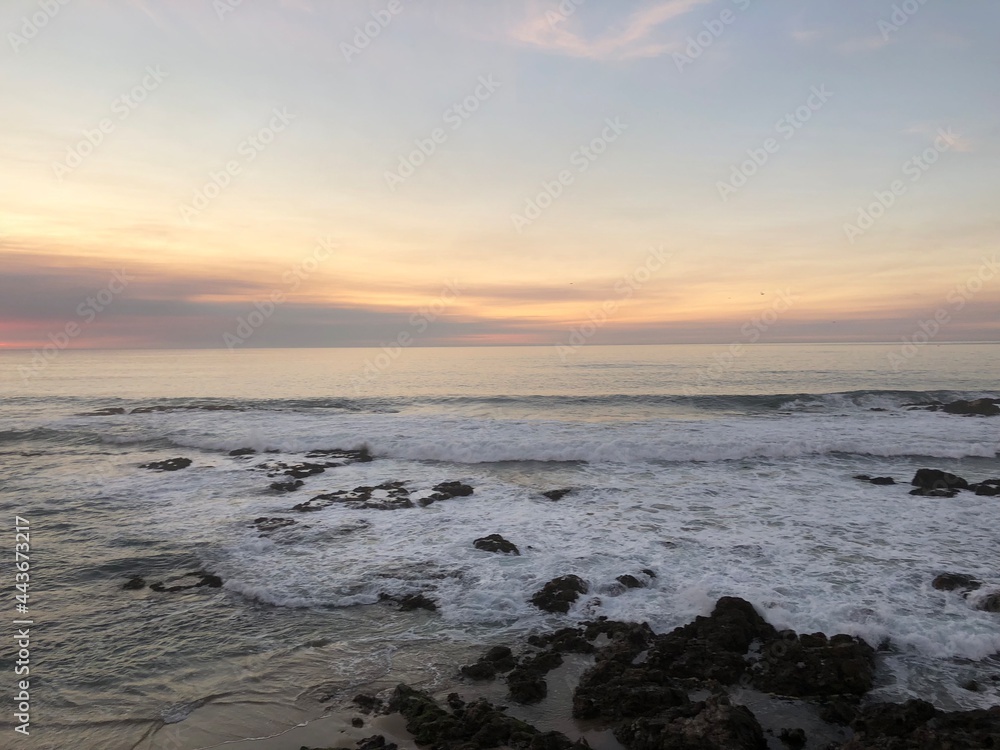 Obraz premium California beach sunset 