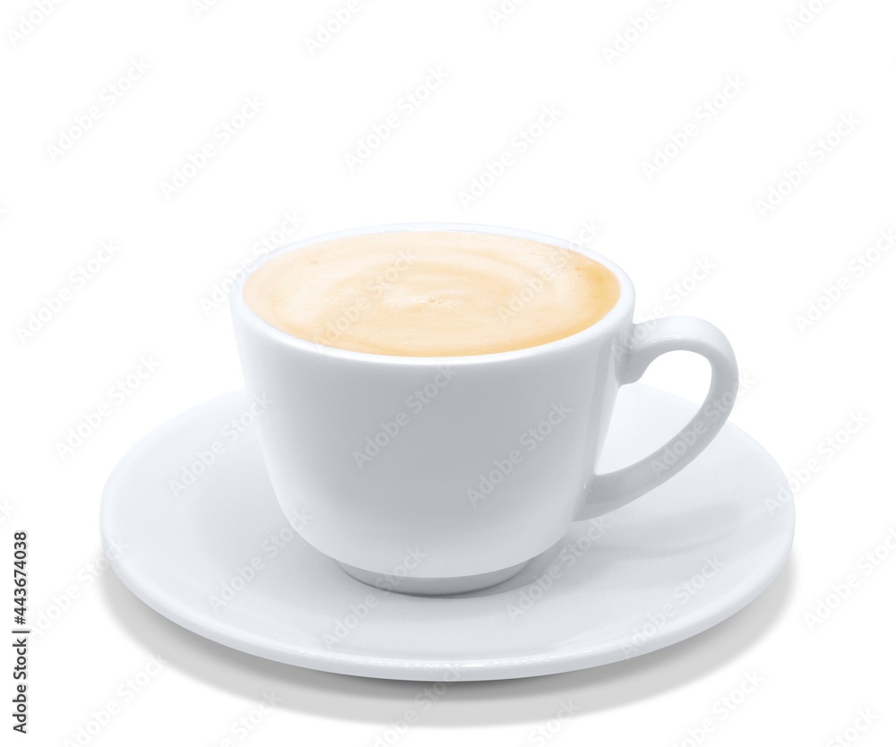 Fototapeta Cafe au lait drink ilustracja naprawdę gorąca
