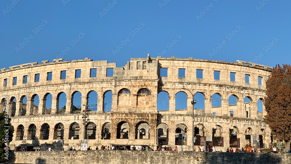 Roman Colosseum in the Pula (Croatia).