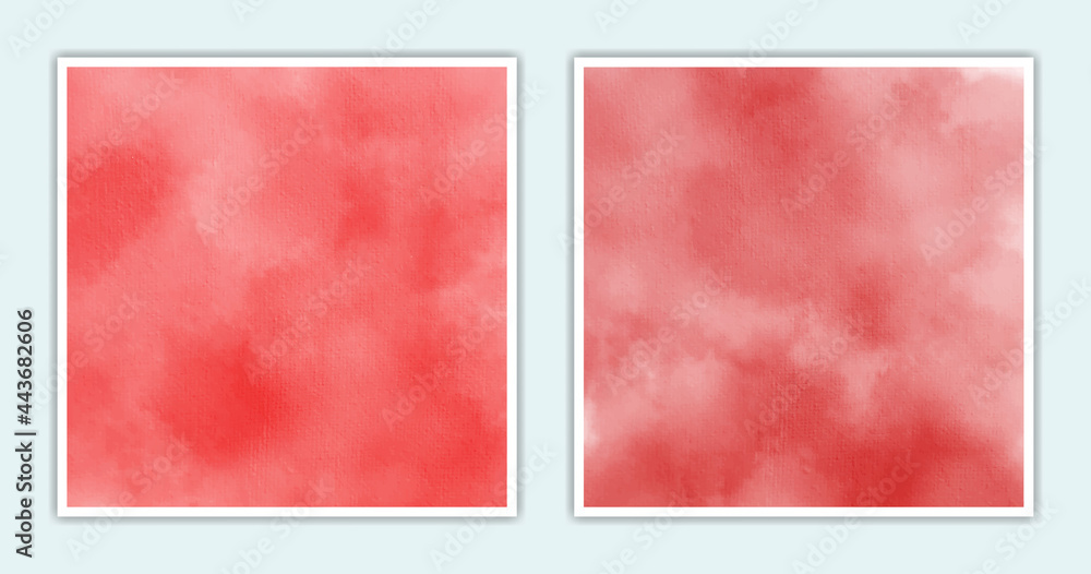 Fototapeta premium Watercolor Abstract textures isolated backgrounds design. Wet artistic square vector paint art stain backdrop concept banner, cards, design.