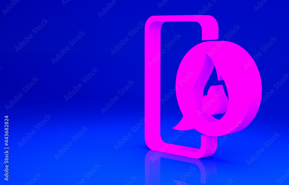 Pink Mobile phone with emergency call 911 icon isolated on blue background. Police, ambulance, fire department, call, phone. Minimalism concept. 3d illustration 3D render Pink Mobile phone with emergency call 911 icon isolated on blue background. Police, ambulance, fire department, call, phone. Minimalism concept. 3d illustration 3D render