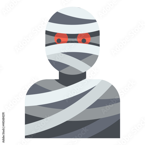 mummy flat icon