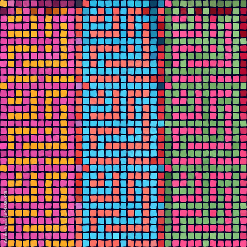 Pattern of mosaic in a modern style.