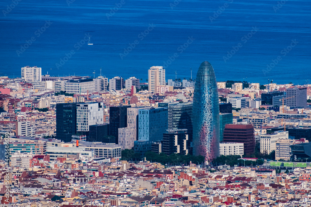 Cityscape of Barcelona (Spain)