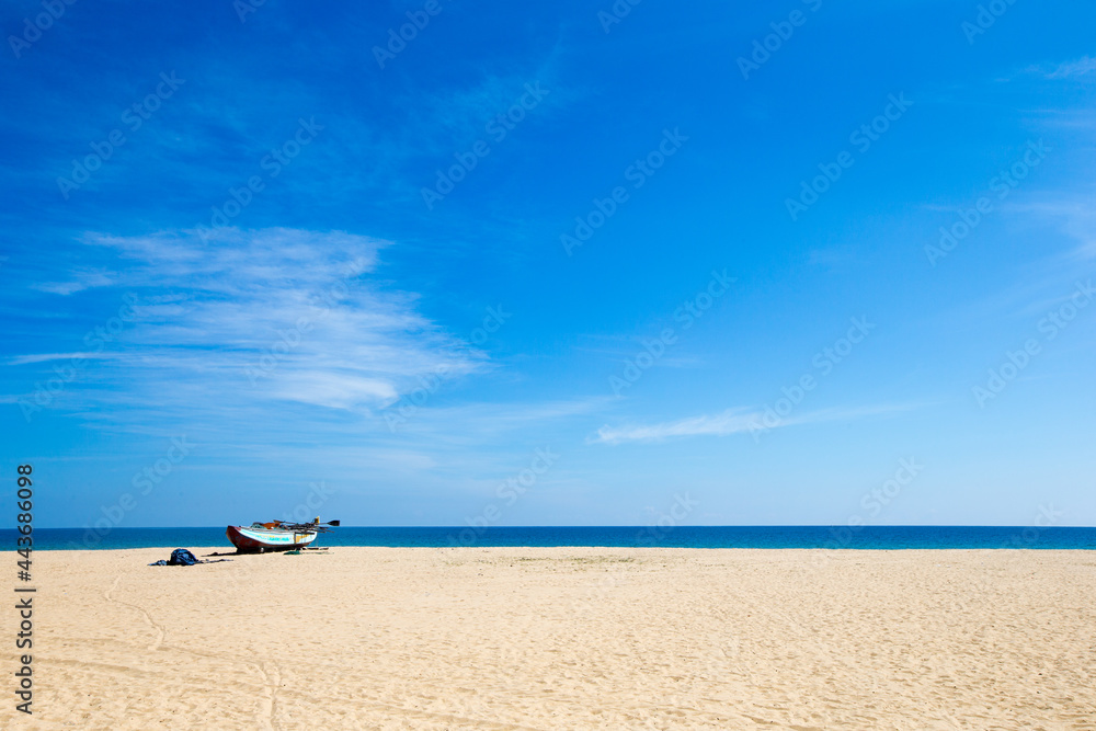 tropical beach in Sri Lanka . Summer holiday and vacation concept for tourism. tropical beach in Sri Lanka . Summer holiday and vacation concept for tourism.