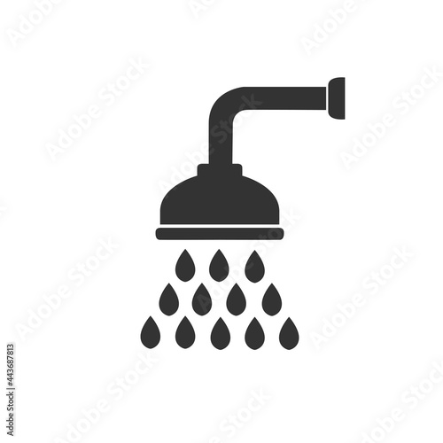 Water tap logo for water source concept. Stock vector