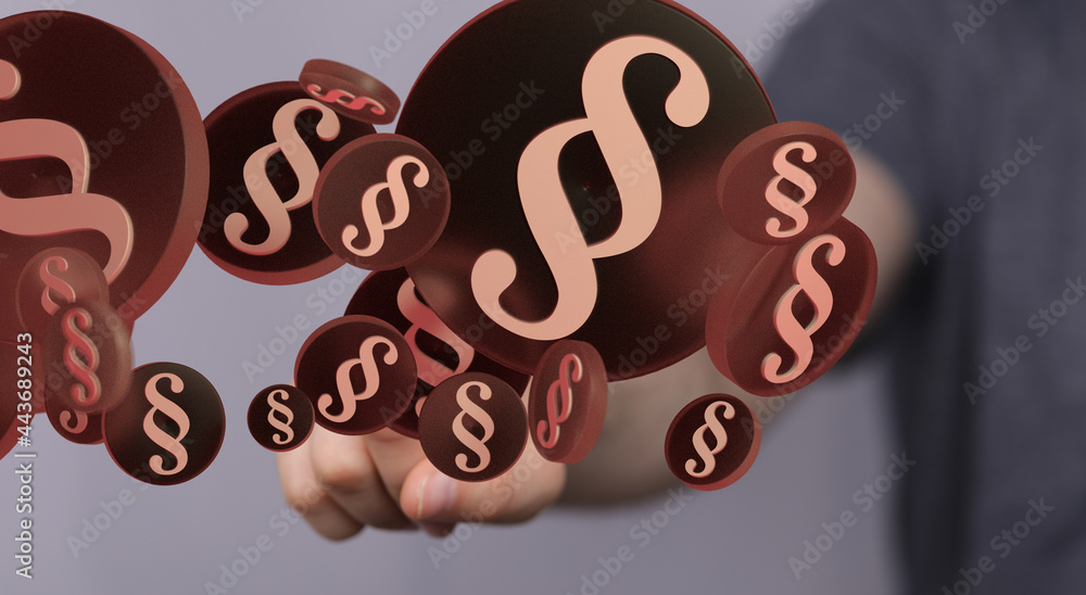 Law and justice concept modern 3d Law and justice concept modern 3d