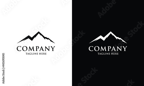 Mountain Logo Design Template Inspiration