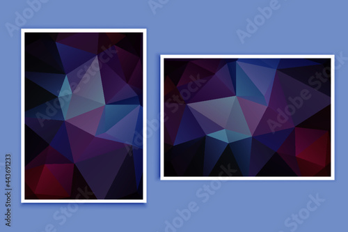 abstract textured polygonal background vector. Blurry triangle design. The pattern can be used for the background.	