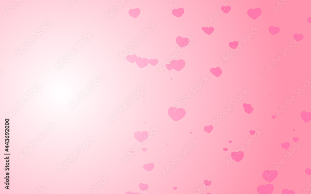Valentine day pink hearts on pink background. Valentine day pink hearts on pink background.