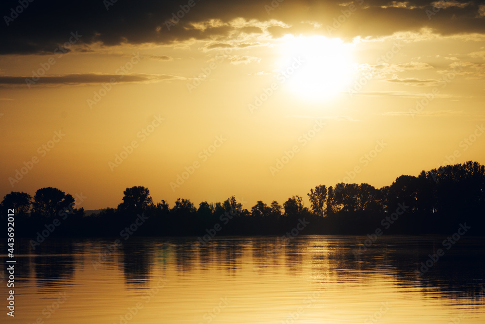 Sunset on the Danube