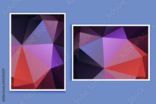abstract textured polygonal background vector. Blurry triangle design. The pattern can be used for the background.	