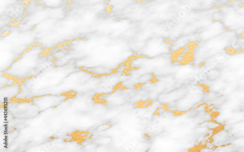White golden and gray marble texture abstract pattern background.