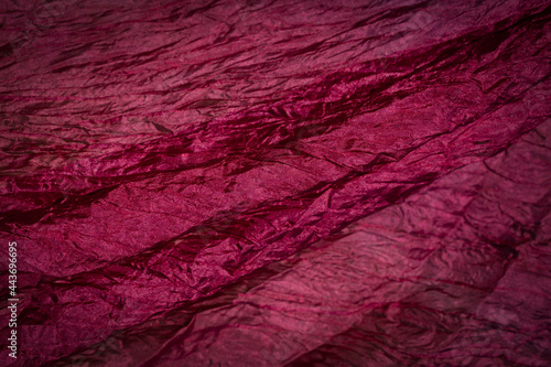 Wallpaper Mural abstract red background with waves of fabric Torontodigital.ca