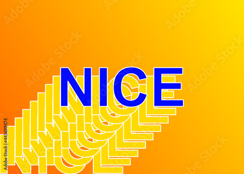 Das Wort nice kommt ins Zentrum