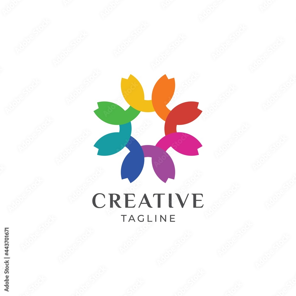 Floral flower logo design inspiration vector template Floral flower logo design inspiration vector template