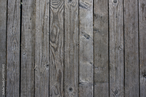 Old gray boards sufrace texture. Wooden background
