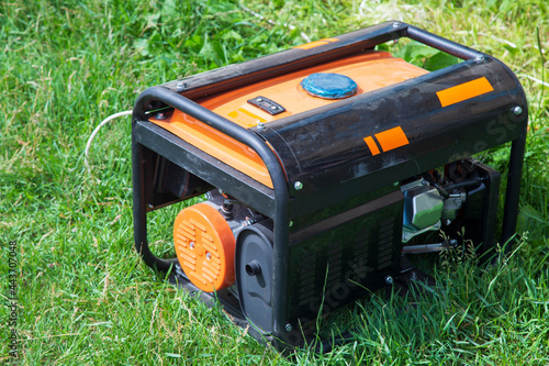 A gas generator.Portable power source.An uninterrupted source of electricity.