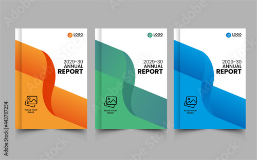 Annual report brochure, flyer design, Leaflet cover presentation abstract flat background, book cover templates, Creative geometric brochure cover vector template photo