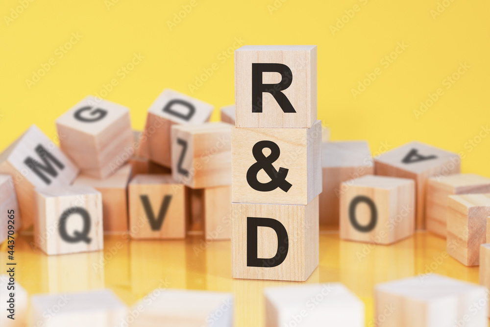 acronym Q and A from wooden blocks with letters, concept acronym Q and A from wooden blocks with letters, concept
