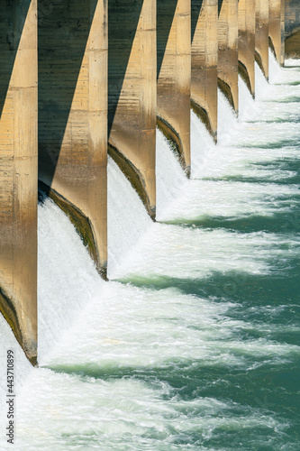 water released from hydroelectric power station.