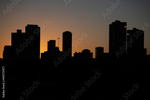 Sunset City Silhouette