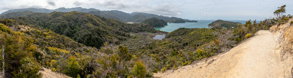 Hiking the famous Abel Tasman National Park, New Zealand