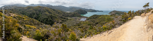 Hiking the famous Abel Tasman National Park  New Zealand