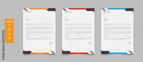 Modern company letterhead