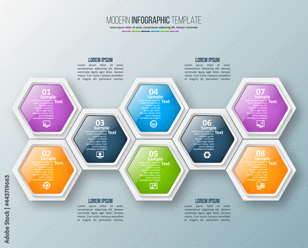 Abstract 3D Paper Infographics. Business template .Vector illustration Abstract 3D Paper Infographics. Business template .Vector illustration