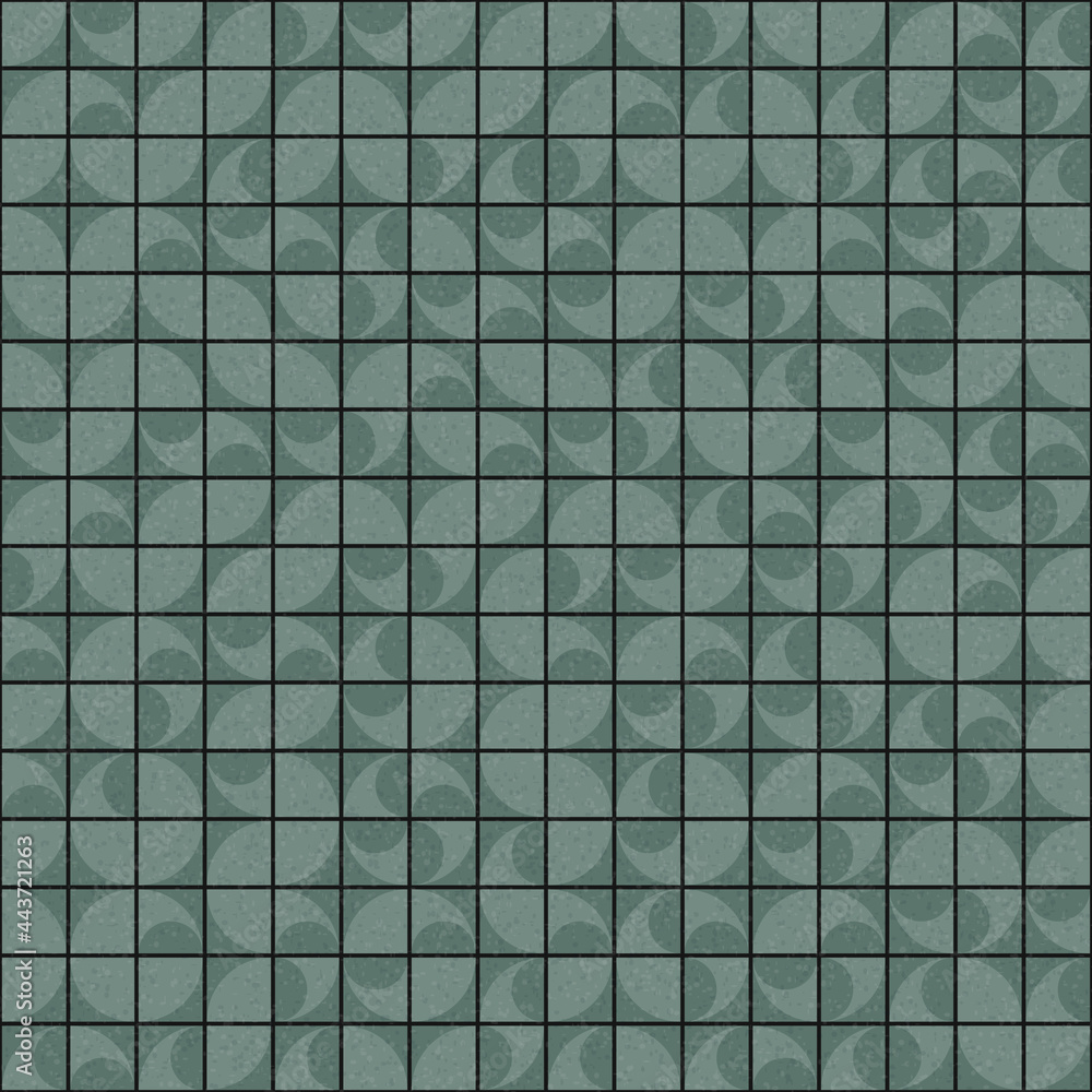 Fototapeta premium Abstract Geometric Pattern generative computational art illustration