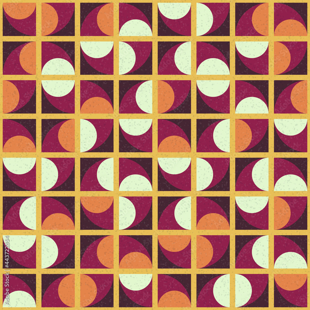 Abstract Geometric Pattern generative computational art illustration