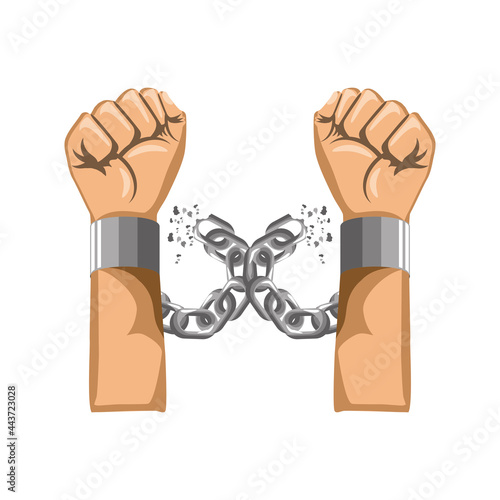hands free from chains