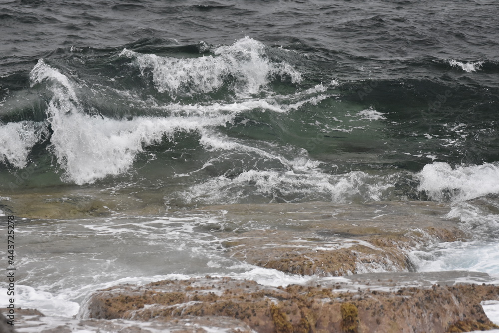 the waves showing their power the waves showing their power