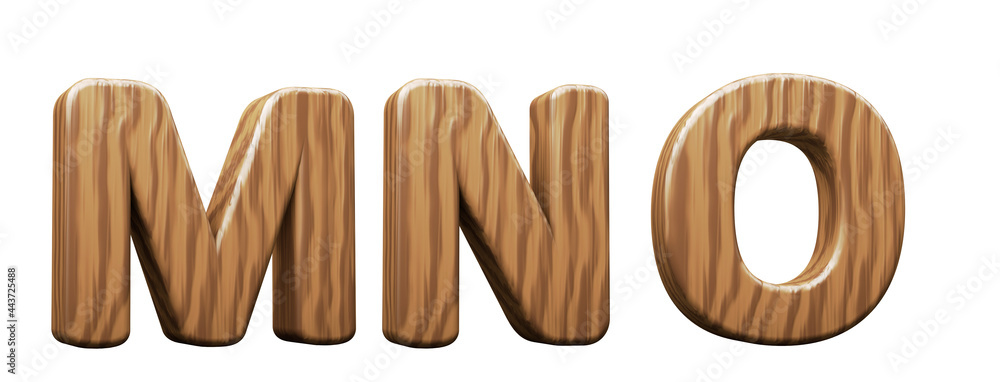 Chocolate alphabet. Letters m, n, o in 3d render. Path save. Chocolate alphabet. Letters m, n, o in 3d render. Path save.