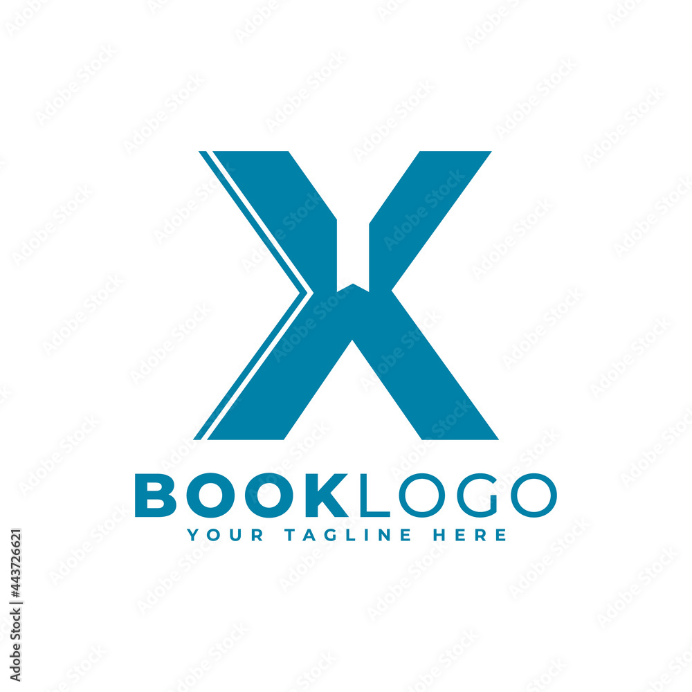 Letter Initial X Book Logo Design. Usable for Education, Business and Building Logos. Flat Vector Logo Design Ideas Template Element Letter Initial X Book Logo Design. Usable for Education, Business and Building Logos. Flat Vector Logo Design Ideas Template Element