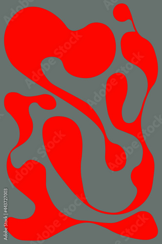 Wavy Organic Graphic Shapes