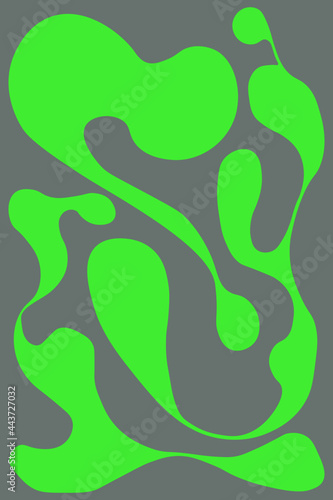 Wavy Organic Graphic Shapes