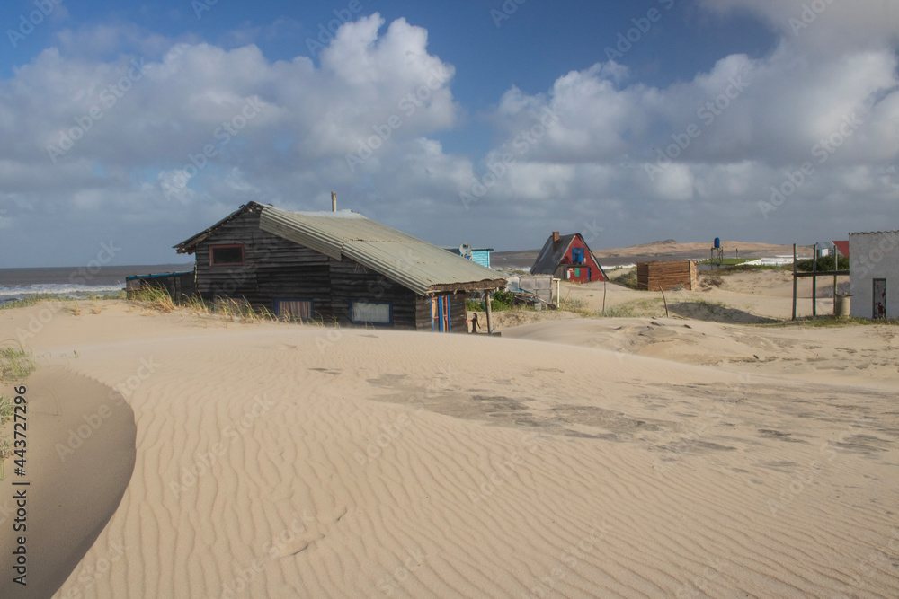 beach hut on the beach