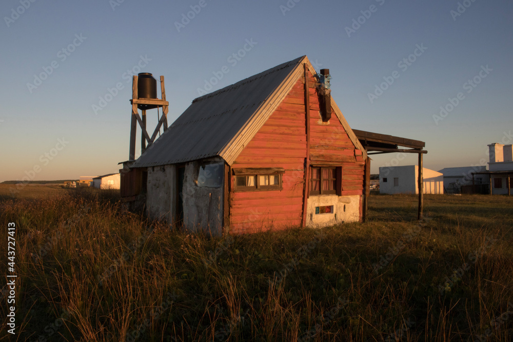 barn in the field