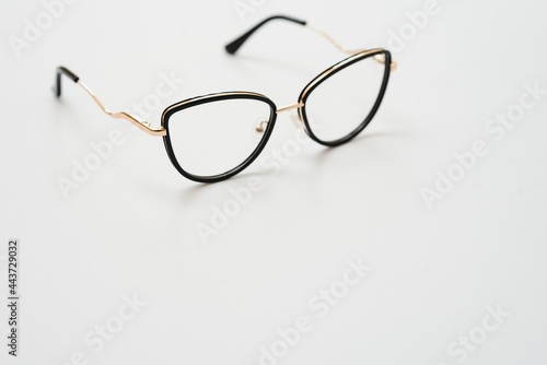 Glasses isolated on white backgound