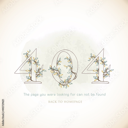 404 error message for your web site