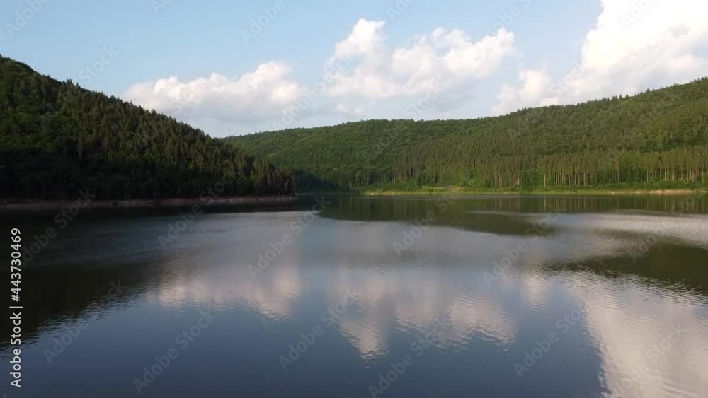 Zetea lake in Romania Zetea lake in Romania