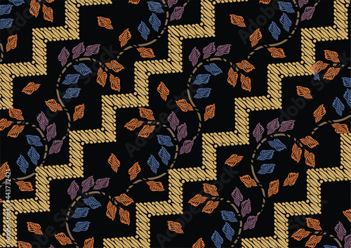 Indonesian batik motifs with very distinctive patterns. exclusive backgrounds. Vector Eps 10